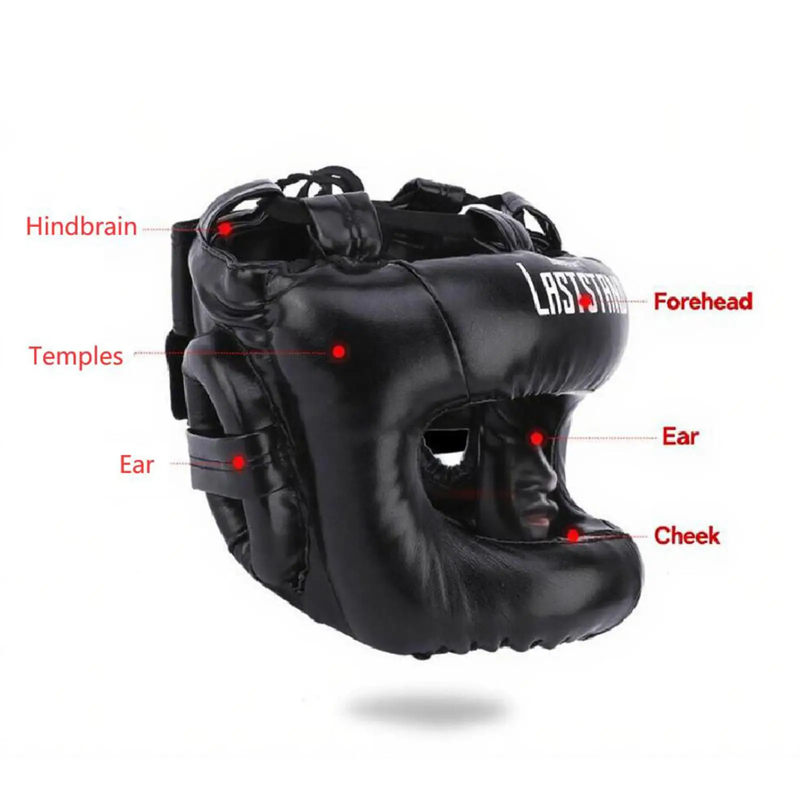 Boxing Headgear Helmet Face Shield for Men Women Padded Head Protection for Taekwondo Fighting Martial Arts Karate Sparring