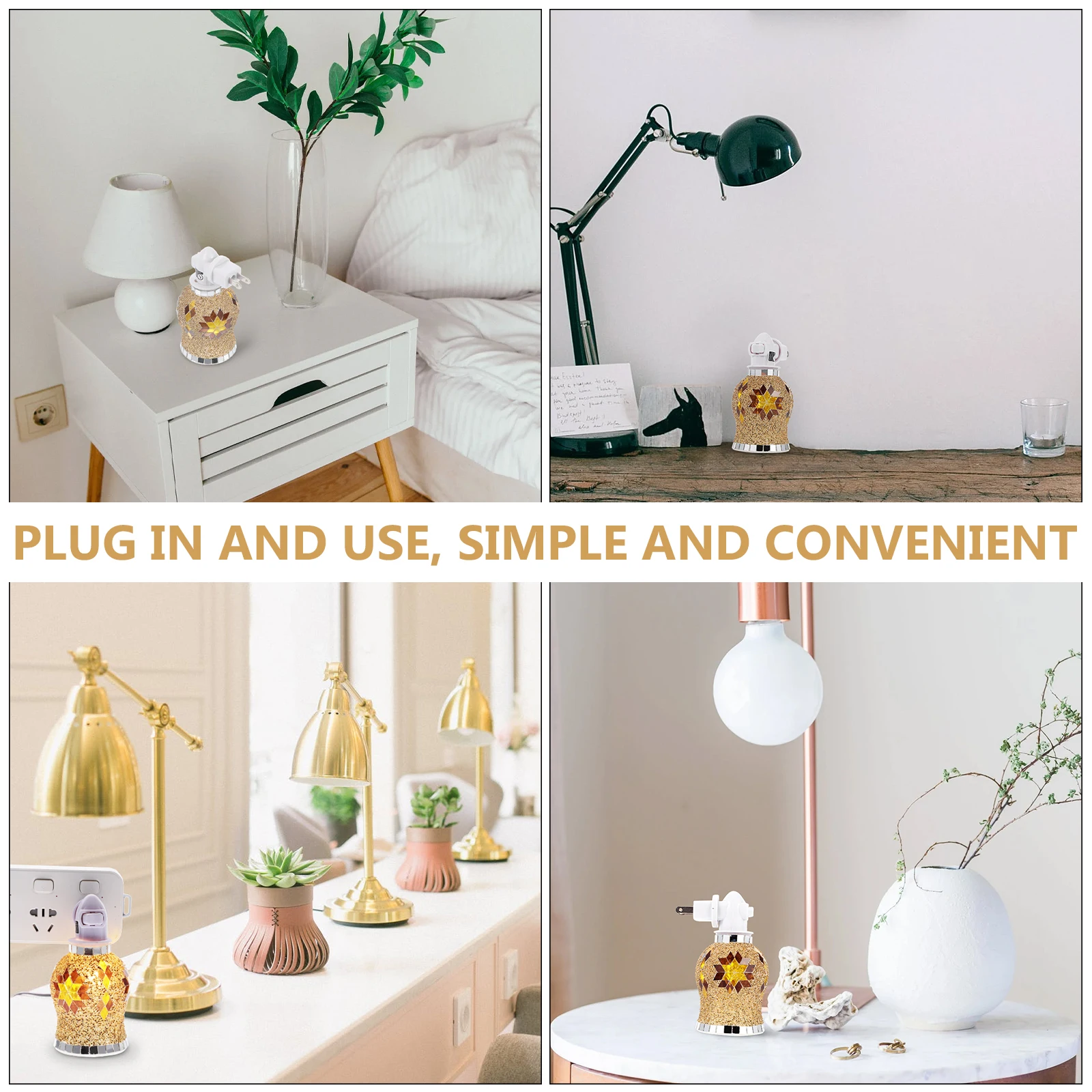 

Fragrance Light Aromatherapy Burner Small Size Portable Night Lamp Perfect Gift for Special Days Fragrance Lamp