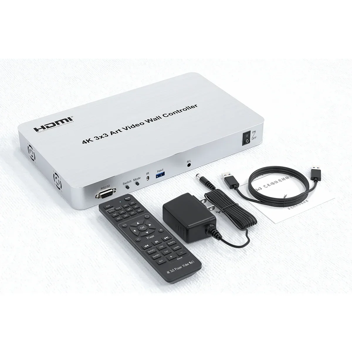 TV Splicing Box para Multi Screen, Video Wall Processor, Creative Controller, Art Splicing, TV Splicer, 4K, 3x3, 2, 3, 4, 5, 6, 8, 9