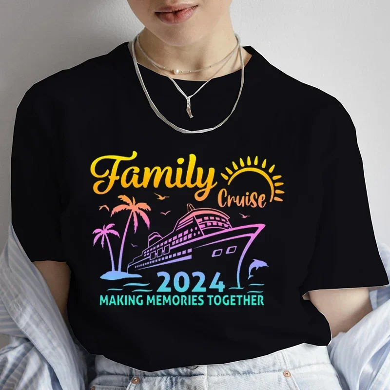 Cruise Family 2024 Tee Shirt for Family Clothing Trendy Cruise Squad T-shirts Cruise Squad Group Tshirts for 2024 Season Clothes