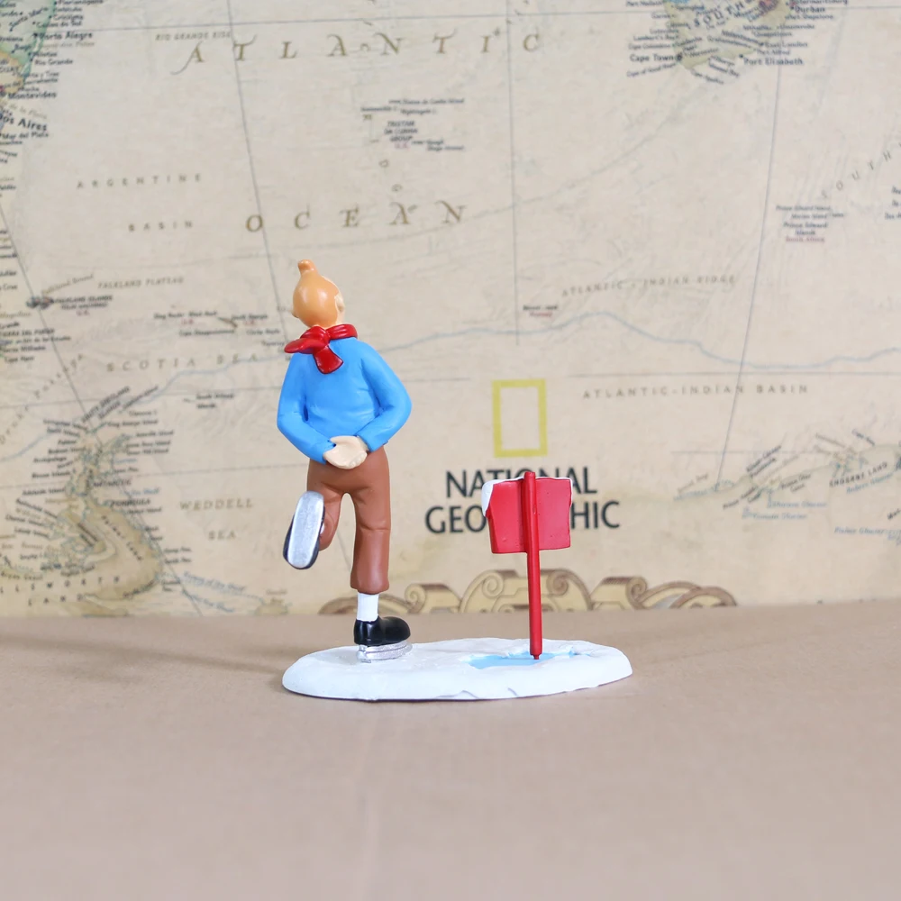 France Belgium Herge Comic Animation Les Aventures de Adventures Bianca Castafiore Statue Figure Model Toys Collection Gift