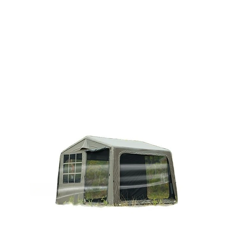 

Inflatable tent, outdoor camping, rainproof overnight, windproof, portable and warm, large free tent