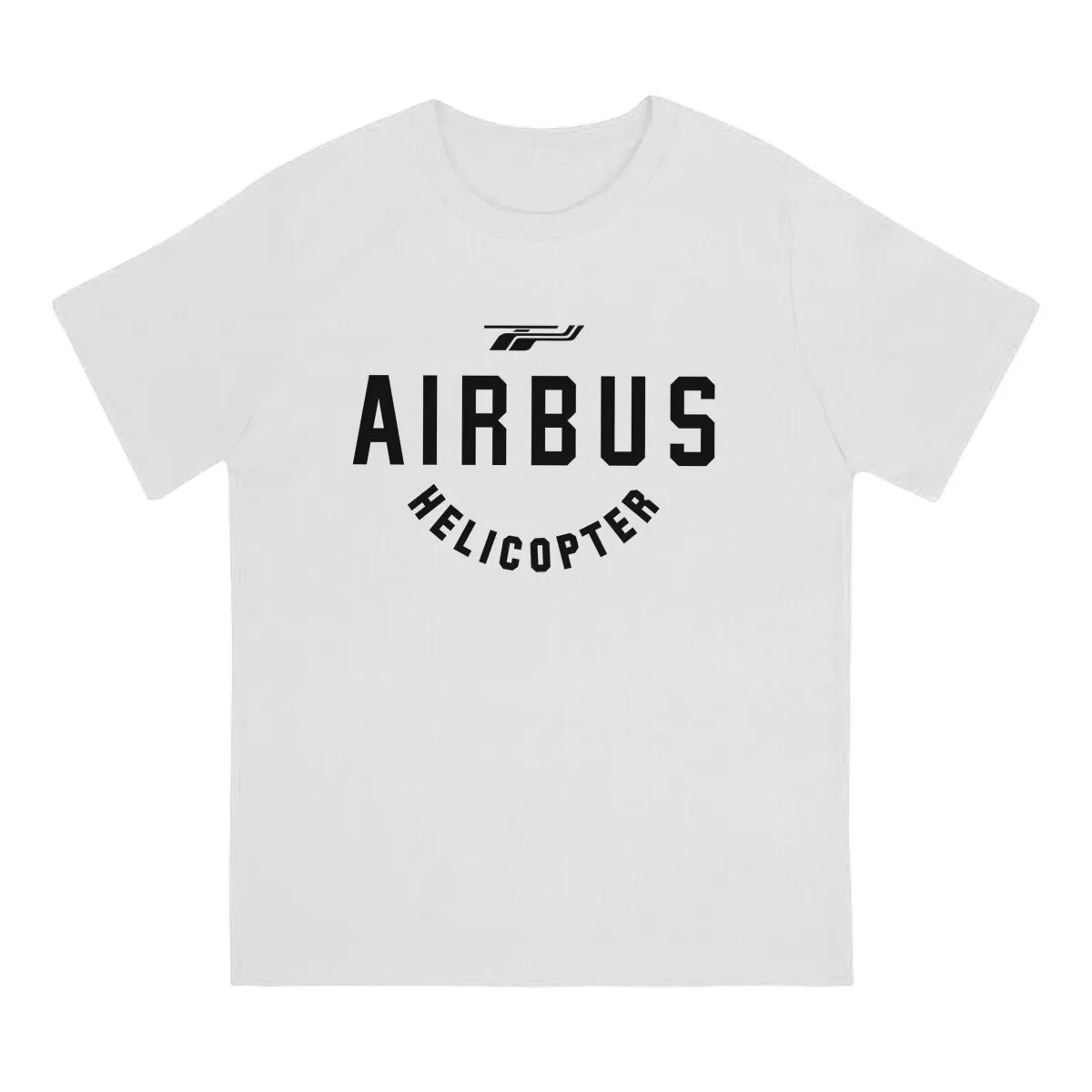 Helicopter T-Shirts Men Airbus Funny Cotton Tees Round Neck Short Sleeve T Shirt 6XL Clothes