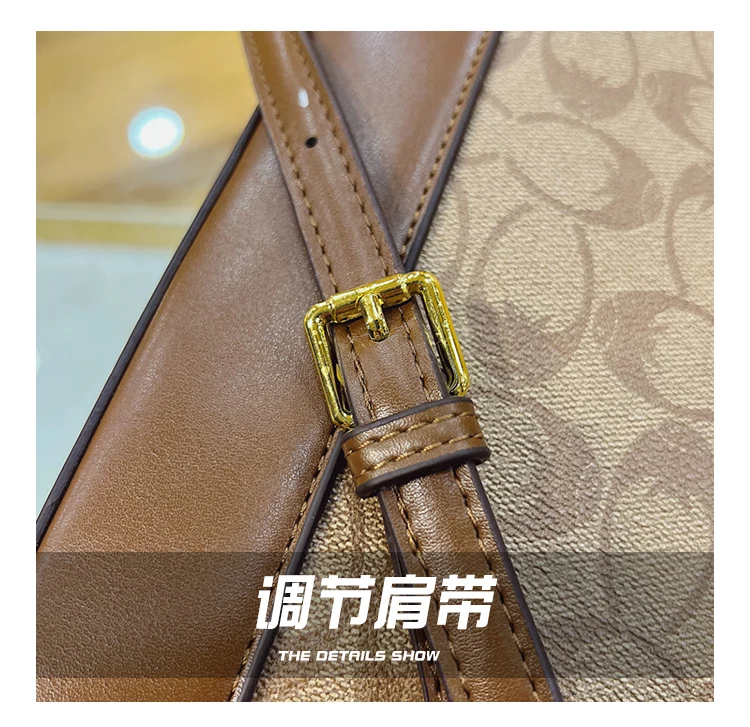 Elegante bolso bandolera de cuero para mujer, bolso de mano cruzado, bolso de diseño, bolso tipo tote, moderno y lujoso.