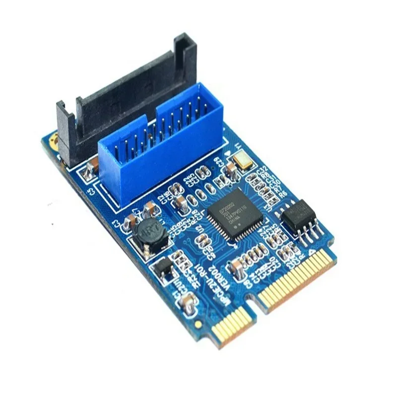 

Адаптер MINI PCI-E на USB3.0 / Карта расширения MINI PCIE на 20-контактный / 19-контактный USB3.0