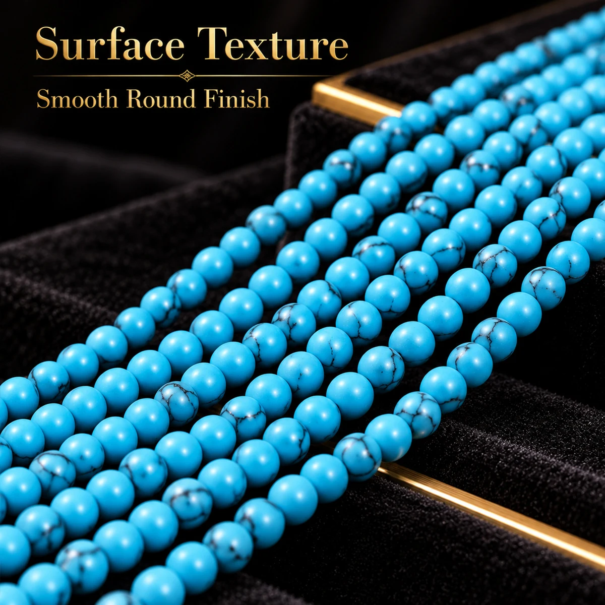 2mm 100–300pcs Natural Turquoise Navy Blue Handcrafted DIY Jewelry Making Beads for Bracelets Necklaces Decorative Accessories