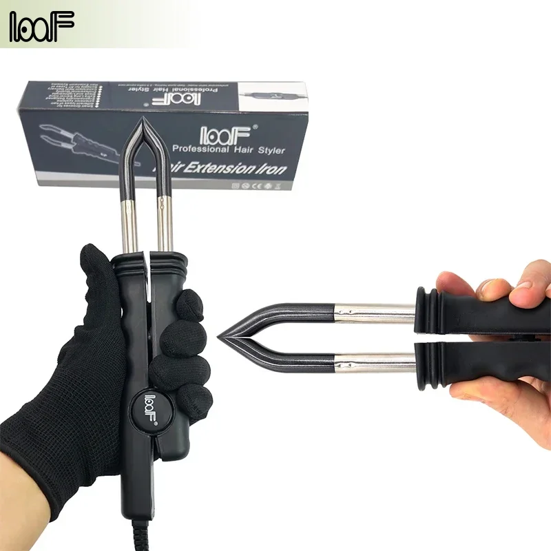 Professional salon hair connector keratin hair extensions machine human hair extensions iron factory price/2025 best hot selling