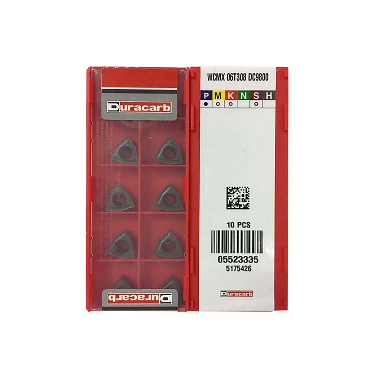 Duracarb Original WCMX WCMX080412 WCMX06T308 WCMX050308 WCMX040204 WCMX030204 U Drill DC9800 Indexable U-Drill
