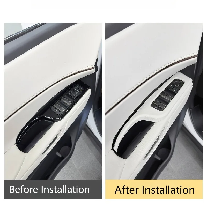 For Lexus LM350h/LM500h 2023-2026 Window Lift Panel Silicone Pad Door Protective Mat Precise Fit Interior Mod Car Accessories