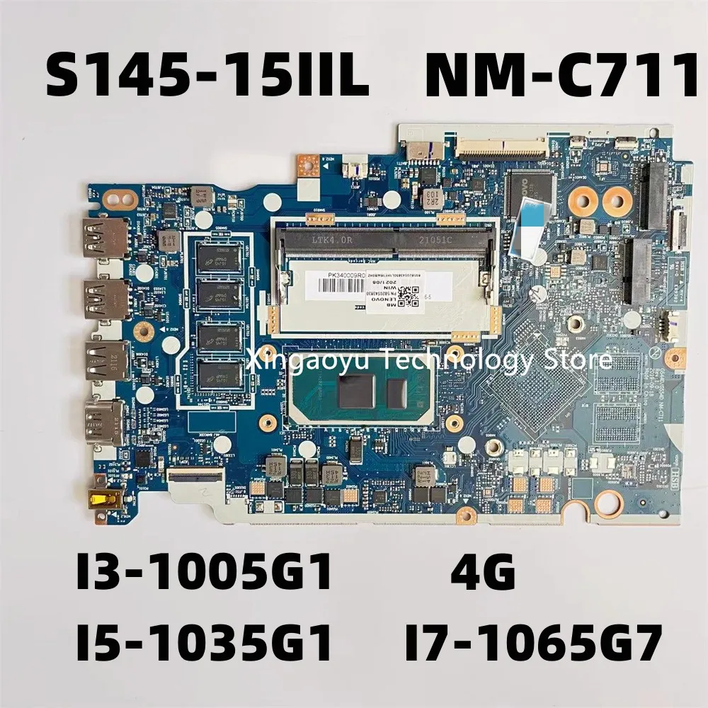Imagem -01 - Placa-mãe Original do Portátil para Lenovo Ideapad S14515iil V15-iil Gs44d Gs54d Nm-c711 Uma com I3-1005g1 I5-1035g1 I7-1065g7