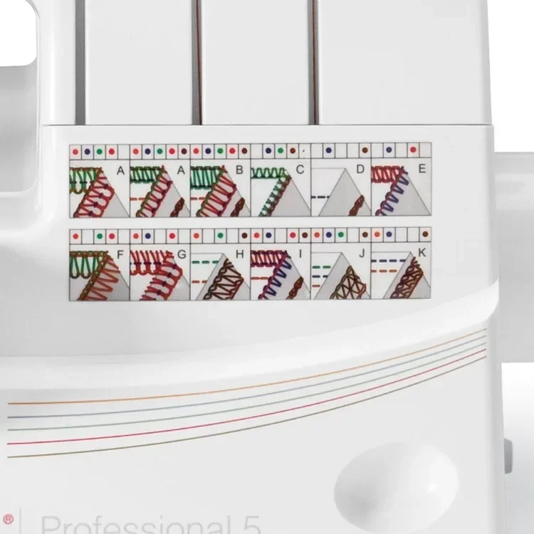 SINGER | Professional 14T968DC Serger Overlock with 2-3-4-5 Stitch Capability, 1300 Stitches per minute, & Self Adjusting