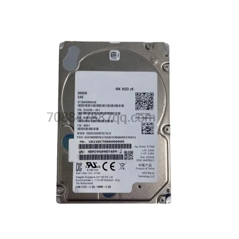 original 100% authentique   ST300MM0048 300G 10K SAS 2.5 12GB