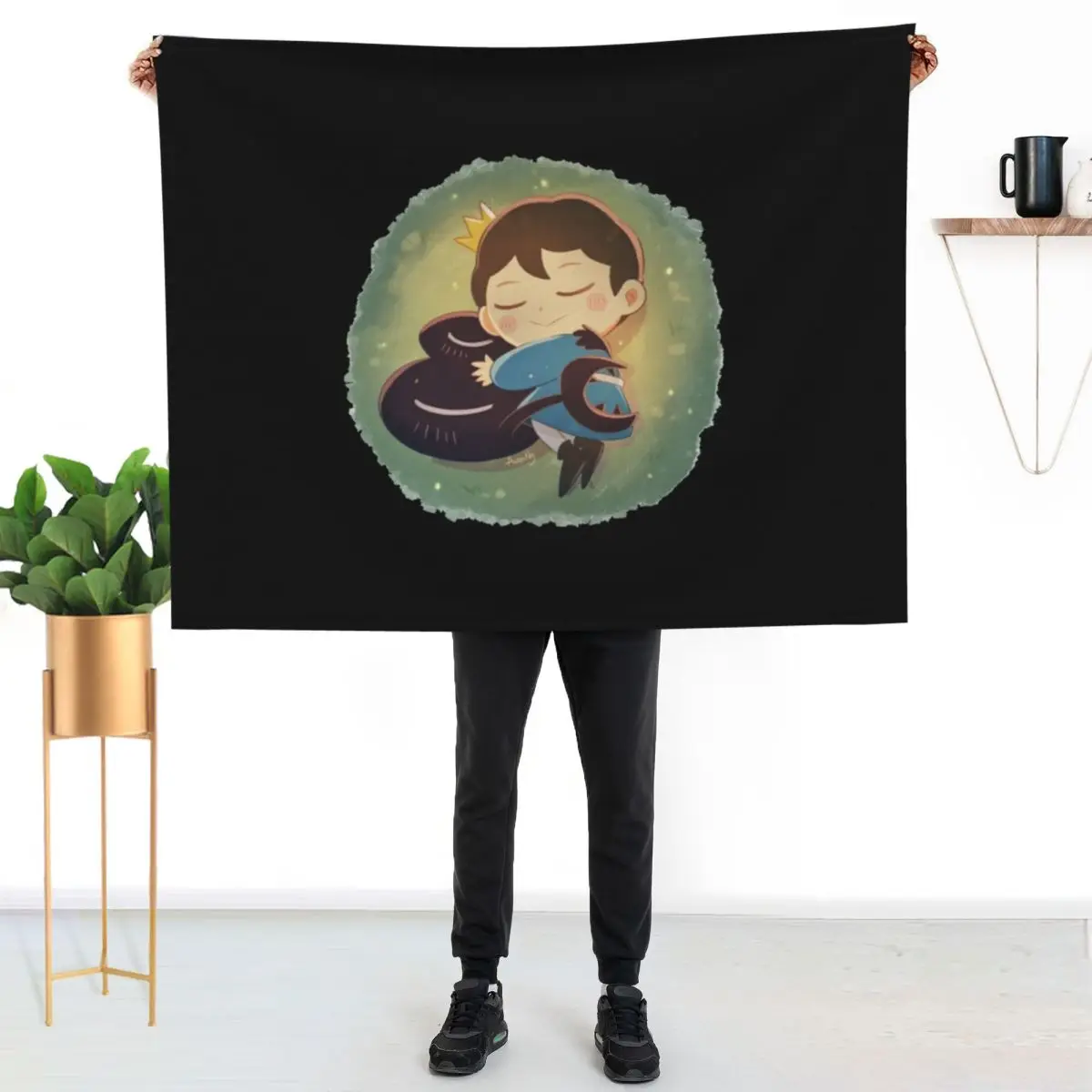 

ousama ranking Throw Blanket Soft Bedroom Blanket for Night Sleeping