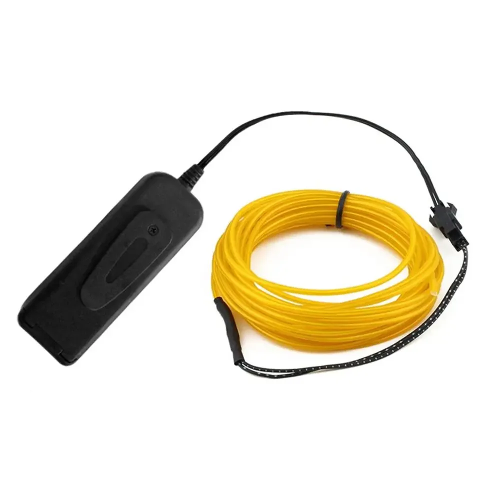 Glow EL Draht Kabel LED Neon Weihnachten Dance Party DIY Kostüme Kleidung Leuchtende Auto Licht Dekoration Kleidung Ball Rave 1m/3m/5m