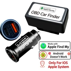 Universal Gps tracker For  Auto Iphone Ipad Car OBD Charger Cigarette Lighter USB Type-C GPS Locator Find My Apple official App