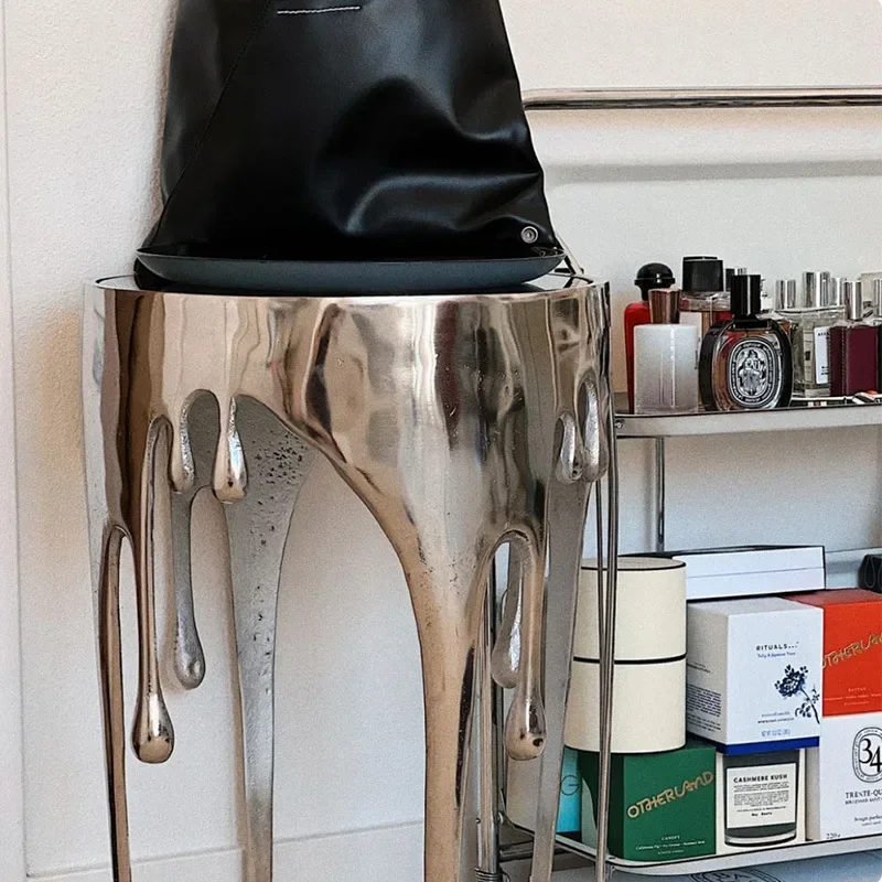 아트 판매 사무실 모델룸 거실 입구 물방울 작은 사이드 테이블 커피 테이블