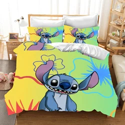 Stitch Duvet Cover Bedding Set Sets Disney Comforter Custom Made King Size 3PCs Children Set Comforter Anime