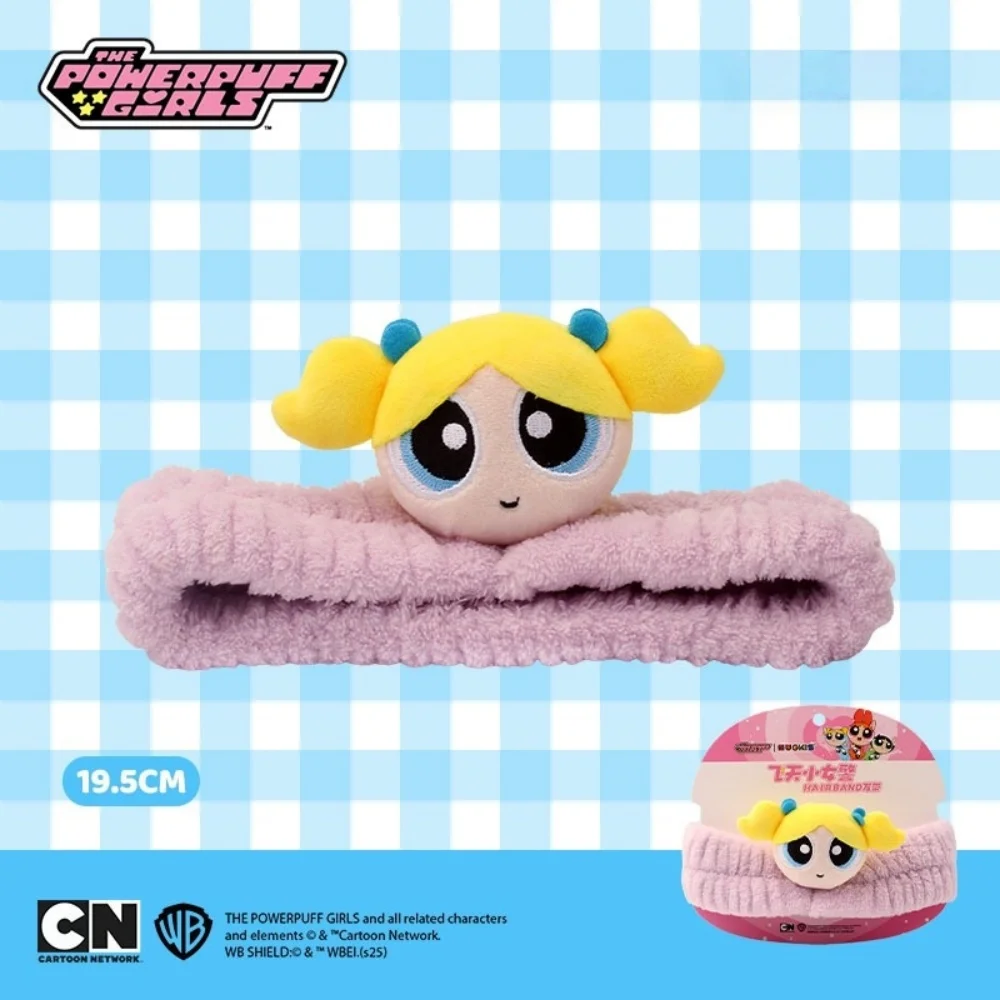 حقيقية الفتيات Powerpuff أفخم العصابات الشعر المرنة زهر فقاعات Buttercup حك الشتاء الفتيات هيرباند هدايا عيد الميلاد