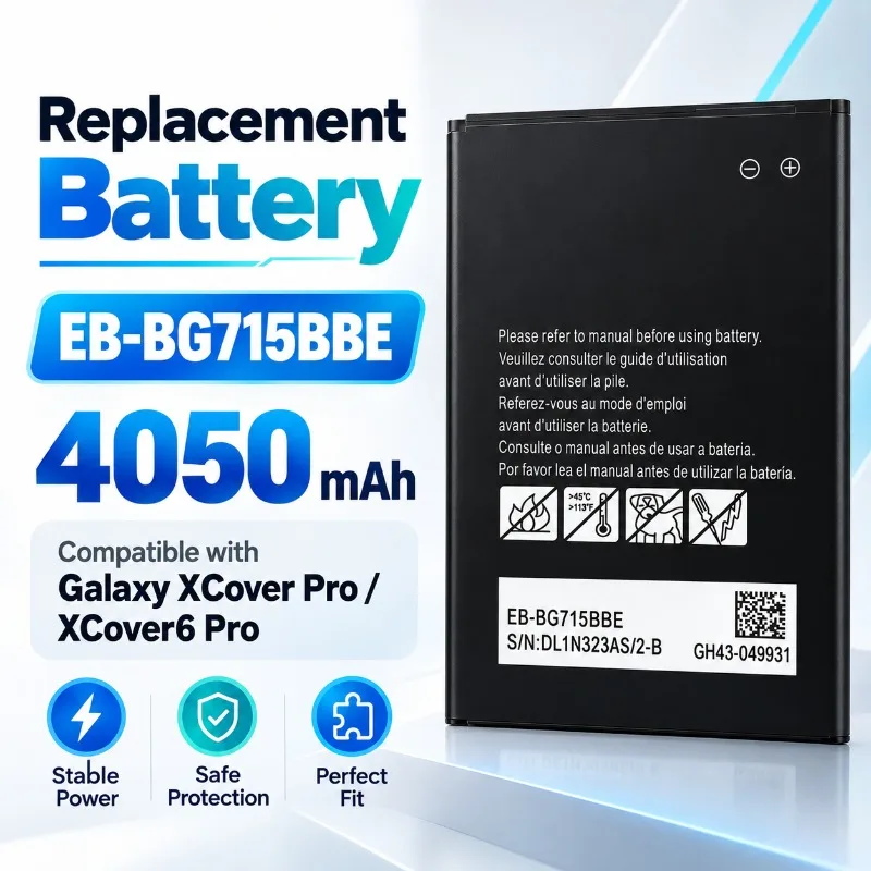 Replacement Phone Battery EB‑BG715BBE for Samsung Galaxy Xcover Pro Xcover 6 Pro Spare Repair Battery in Stock Fast Shipping