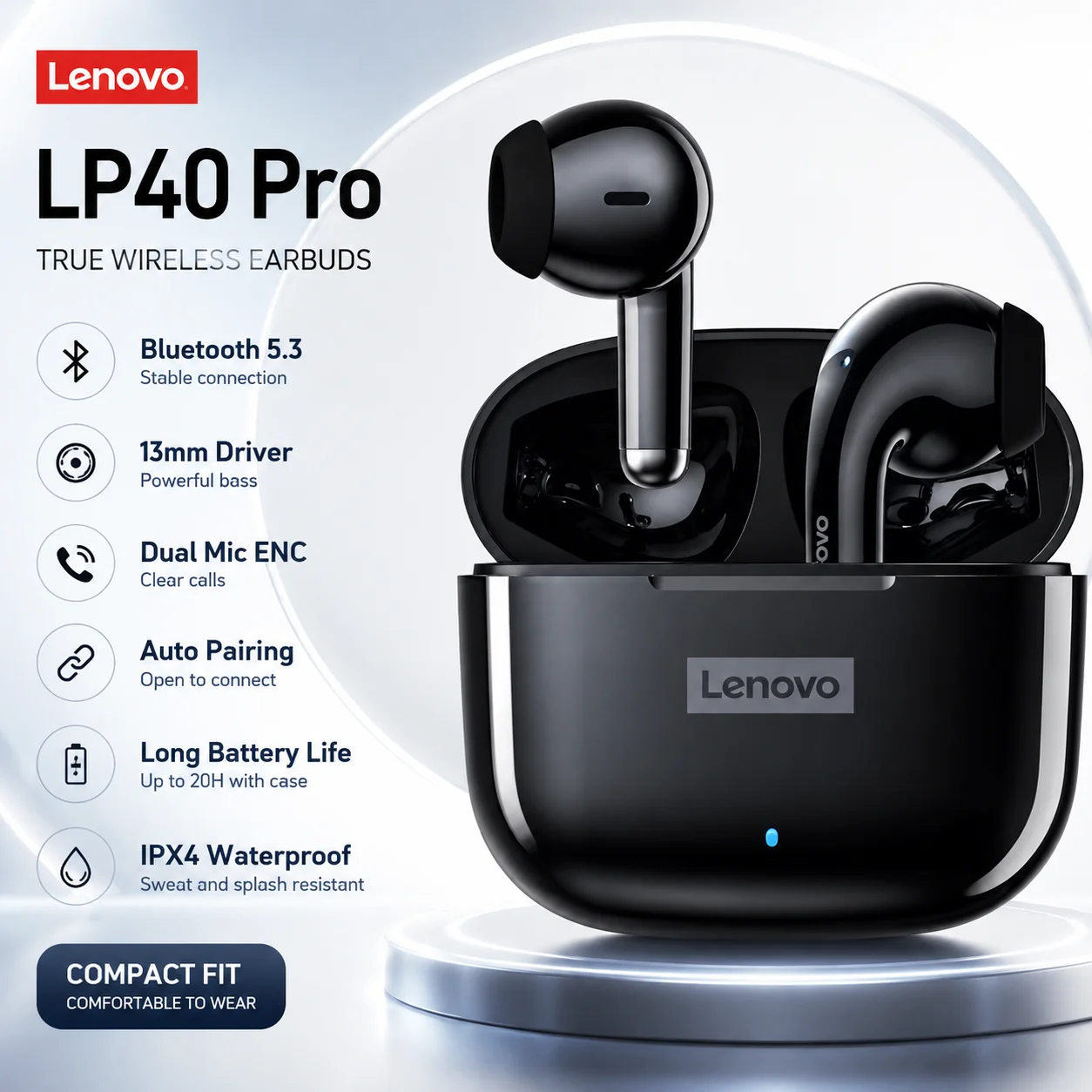 Phone Accessories Amazon - Lenovo LP40 Pro TWS Wireless Headphones