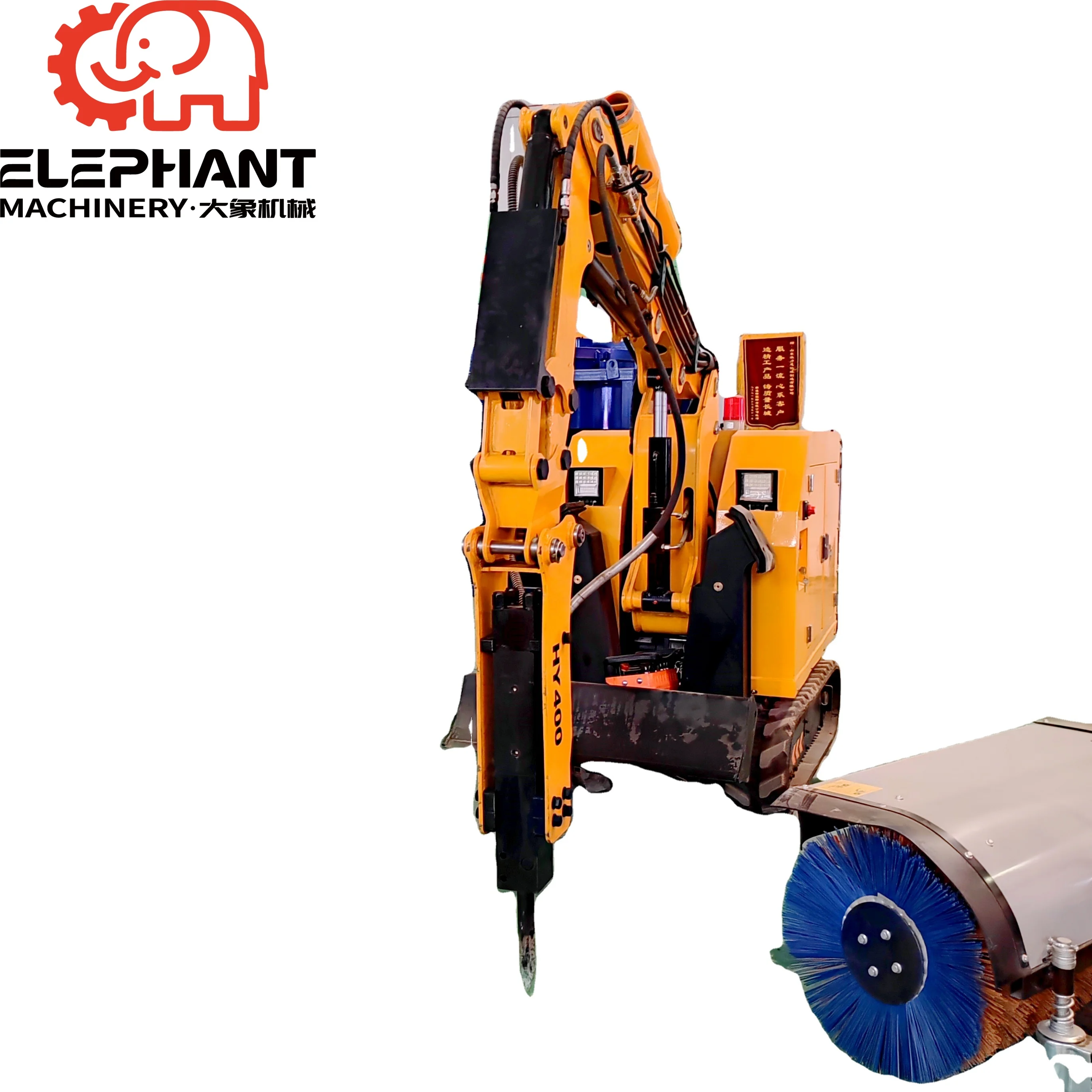 Wall and Concrete Breaking Multi-Function Demolition Robot Remote Control