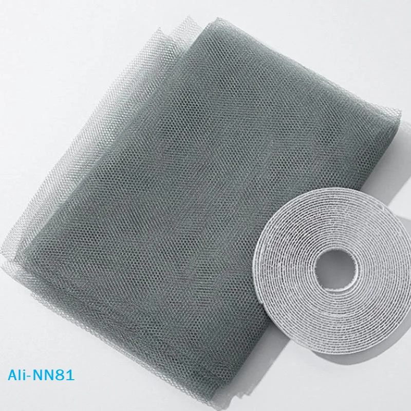【N】Anti Fly Mosquito Net DIY Self-Adhesive Fly Mosquito Window Net Mesh Mosquito  Bug Net Curtains For Windows