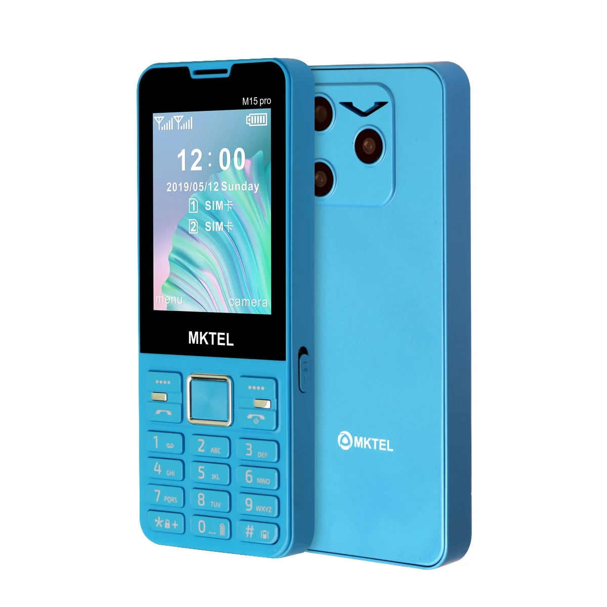 MKTEL M15 PRO Feature Phone 2G GSM 850/900/1800/1900 Dual SIM 2.8“ Screen 1500mAh MP3/MP4/FM Radio/Bluetooth/GPRS