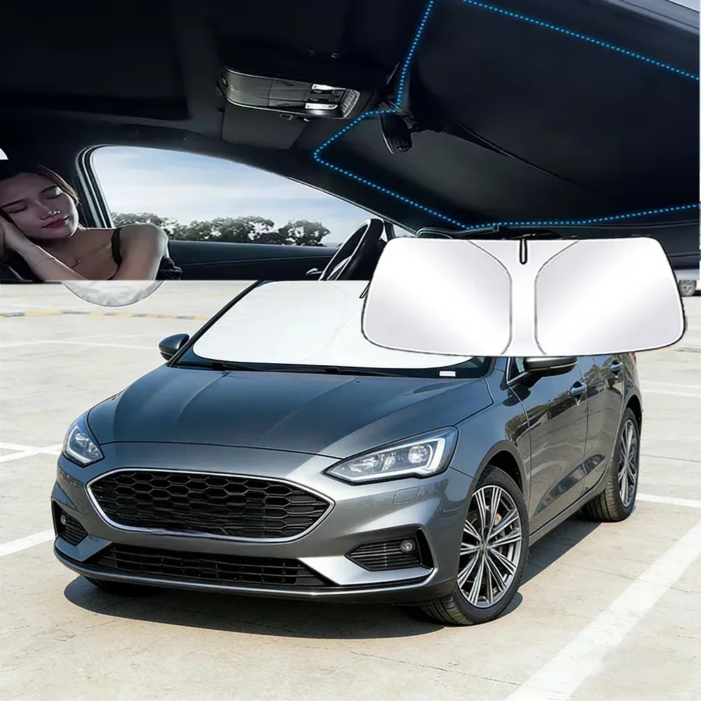 Car Windshield Sun Shade Sunshade Sun Visor Protector Foldable Blocks UV Rays