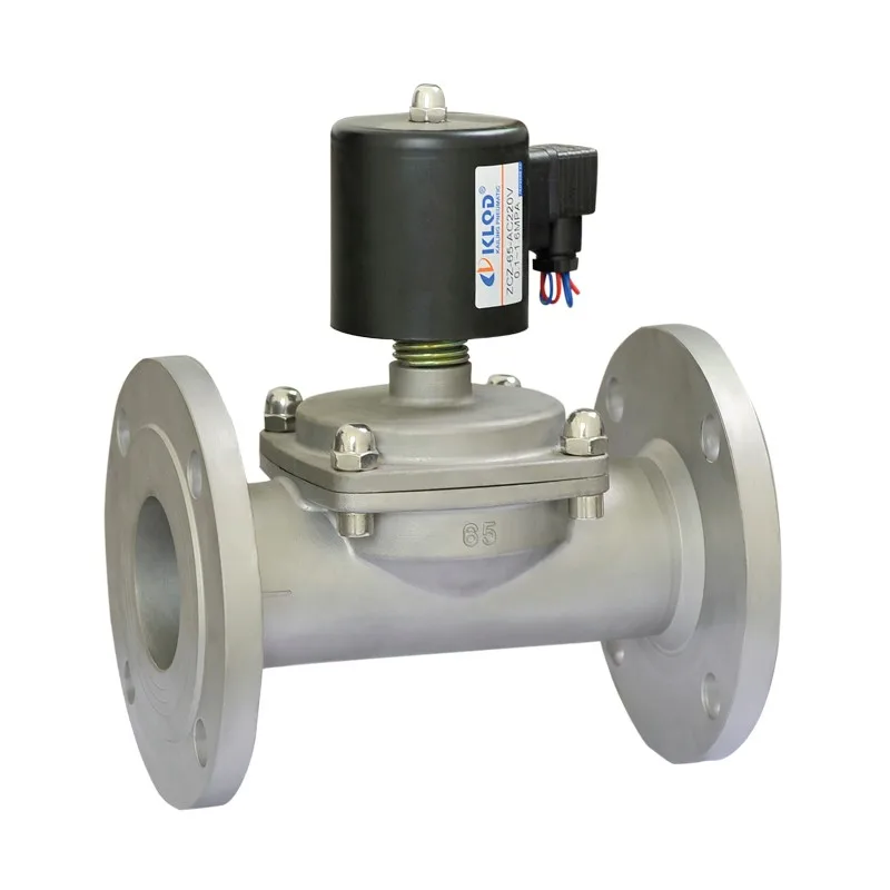 ZCZP Stainless Steel Flange Steam Solenoid Valve 220v.
