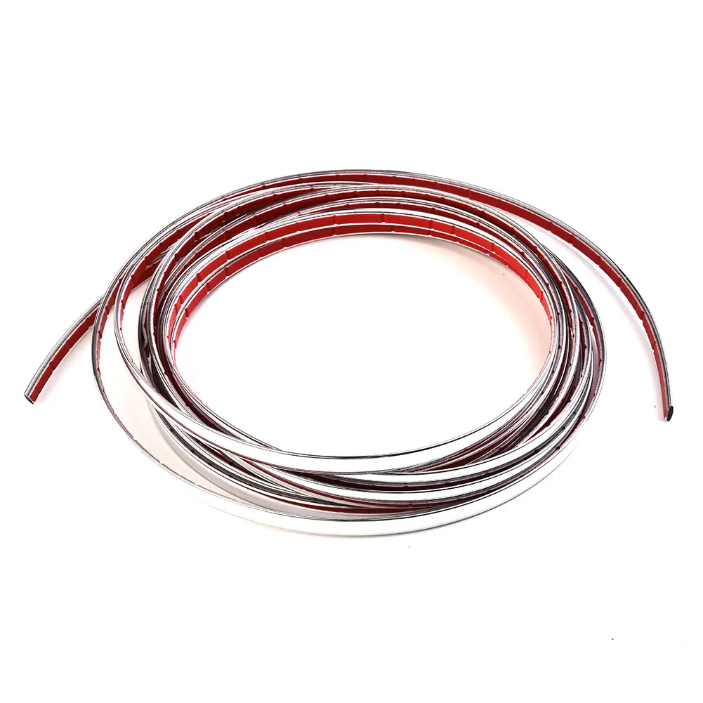 2020 High Quality Decoration Strip Car decoration strip Soft PVC With Chrome Polished 1 Set Car Styling Moulding