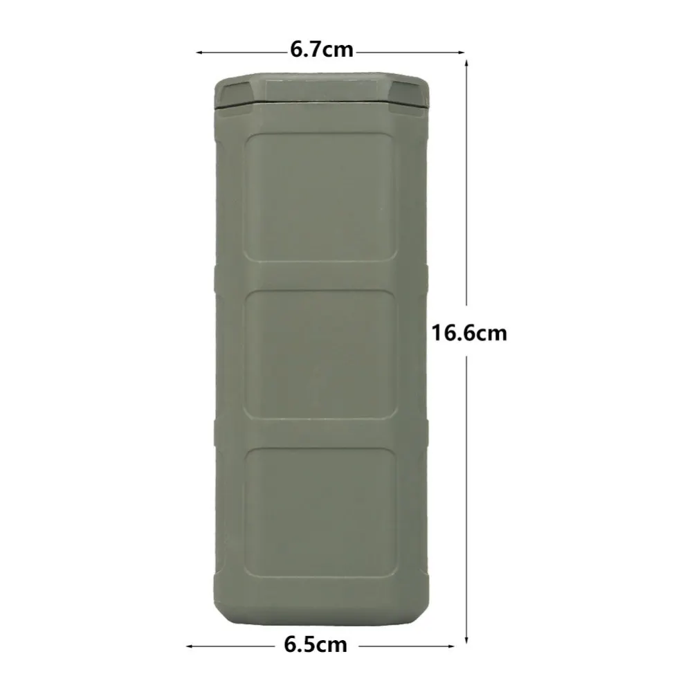 Tactical Shockproof Safety Case Portable Toolbox Storage Box Airtight Case Foam Camping Outdoor Travel Nylon Material Hunting