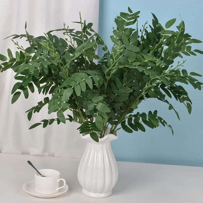 

Artificial Flower Locust Leaves 52cm Simulation Plant Wedding Home Decor Arrangement Plastic Flower Home Decoration