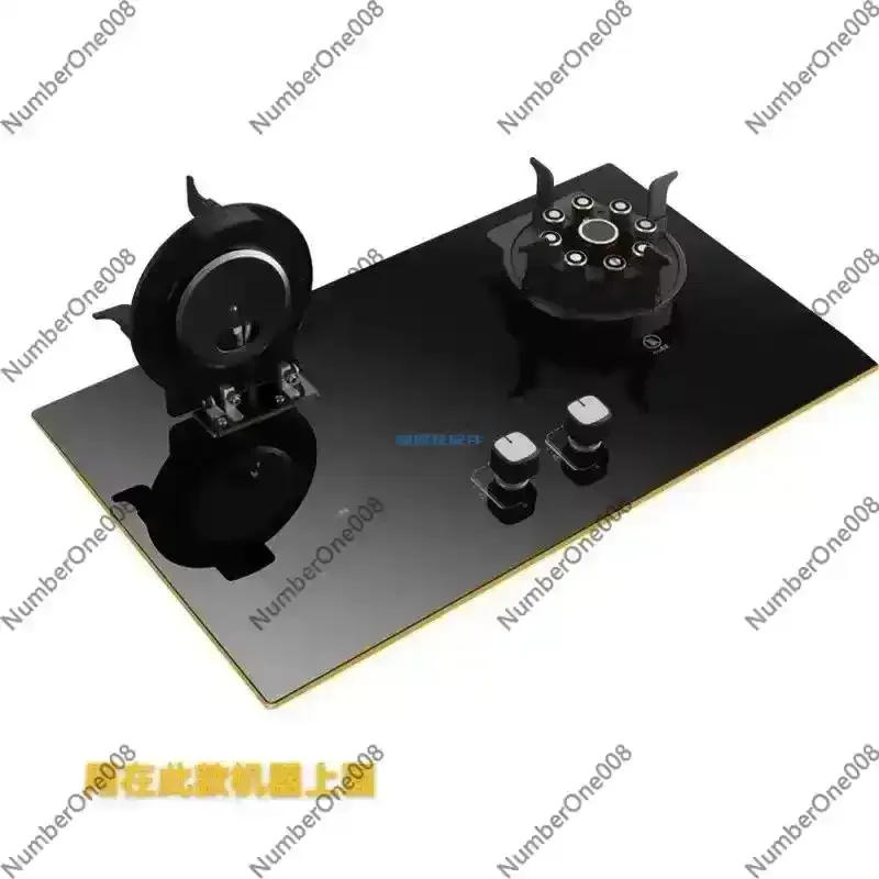 

Double Stove Household Liquefied Gas Embedded Tabletop Gas Stove Natural Double Furnace Energy-saving Fierce Fire Stove