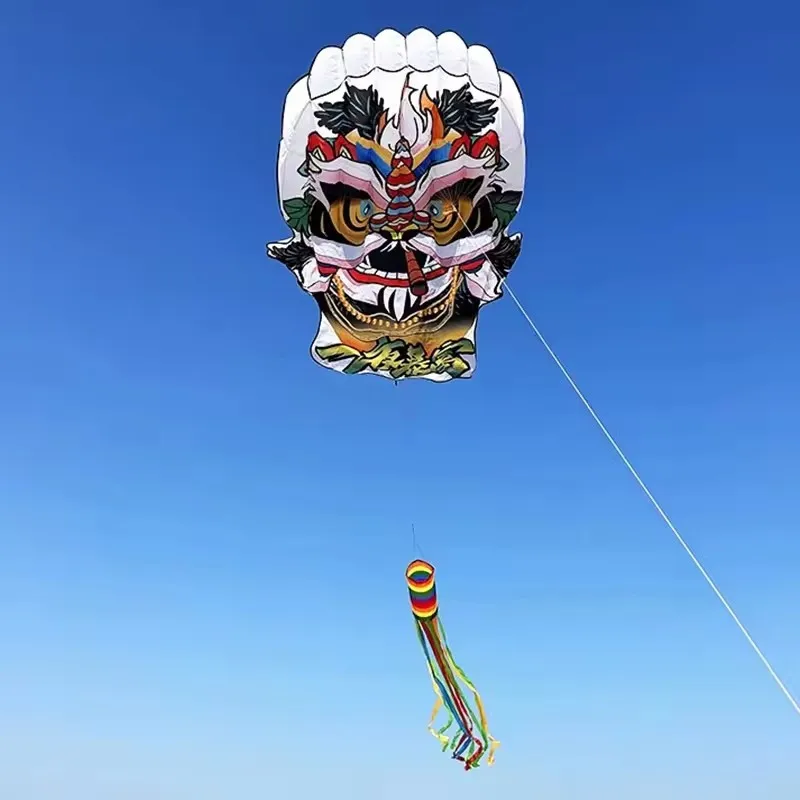 6M 3D Skeletonless Soft Kite 8 Kites Beach Mask Kite Nylon Easy To Fly and Tear Proof Professional Kite Storage Bag Package