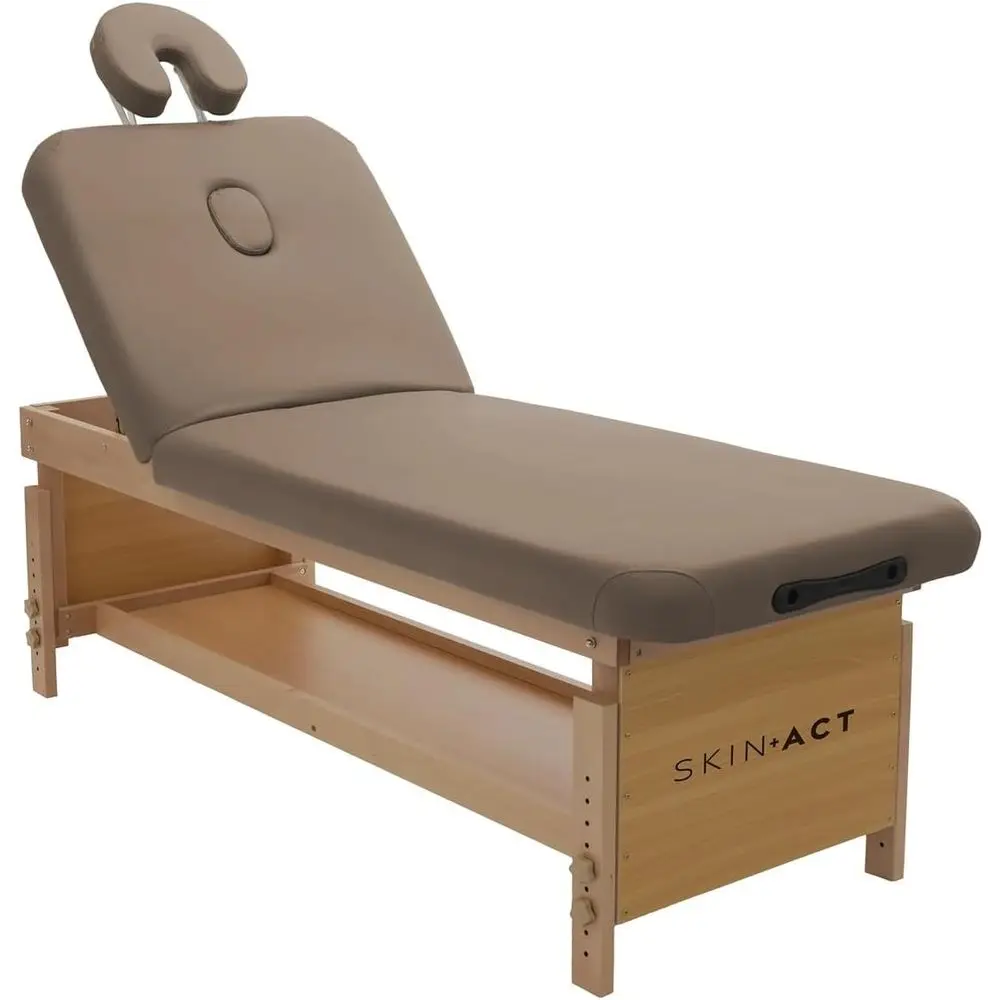 

Taupe Massage Bed & Table with Facial Features