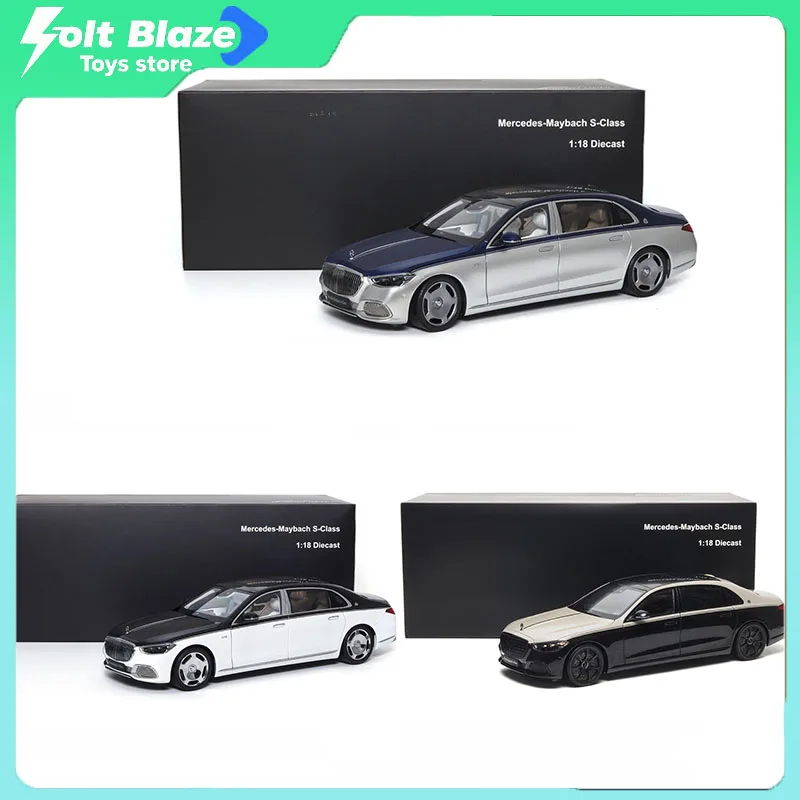 

Almost Real 1/18 Alloy Full-opening Mercedes-Maybach S-Class 2021 Cars Model Room Display Alloy Cars Collection Toys Boy Gift