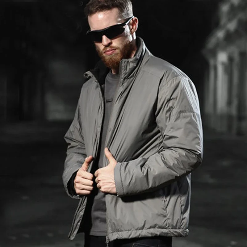 Autumn Winter Man Tactical Jacket Coat   Hunting Warm Parka Working Clothing Outdoor Windproof Waterproof light Outwear