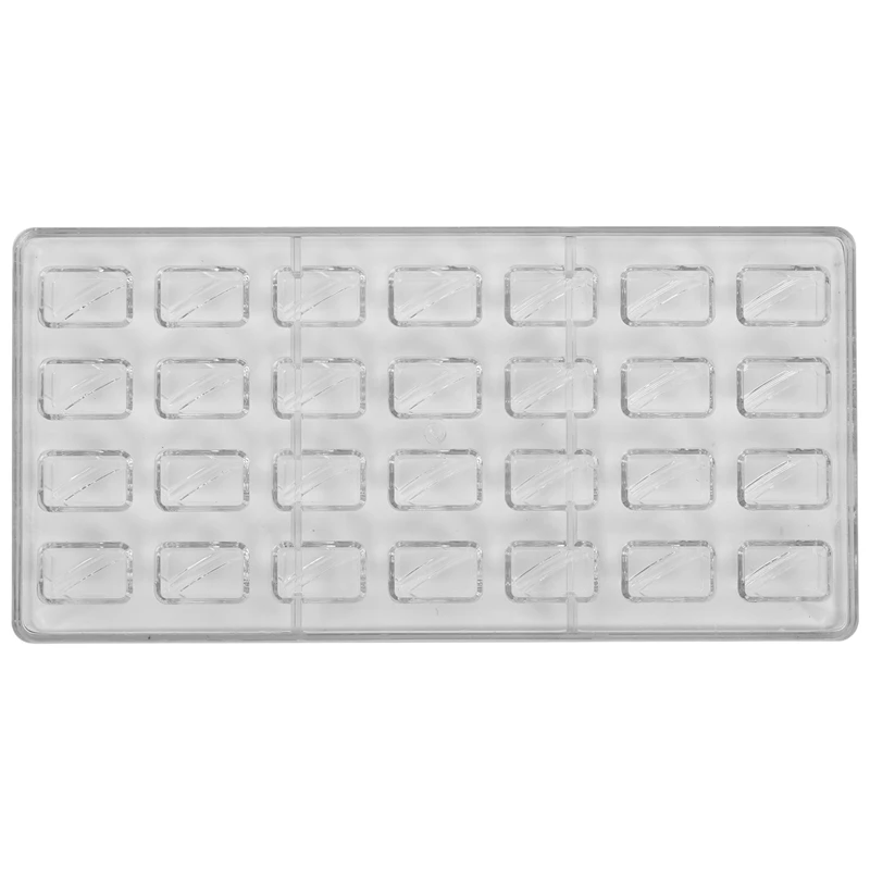 ●Diy Pastry Tools Polycarbonate Chocolate Molds And Chocolate Making Supplies Candy Cake Baking Mould-ABFB