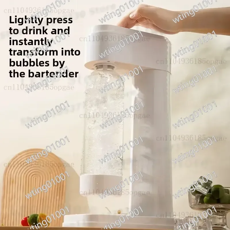 for DIY Soda Maker Portable Carbonator for Home Travel Fresh Sparkling Water Cold Drink Dispenser Compact Easy to Use