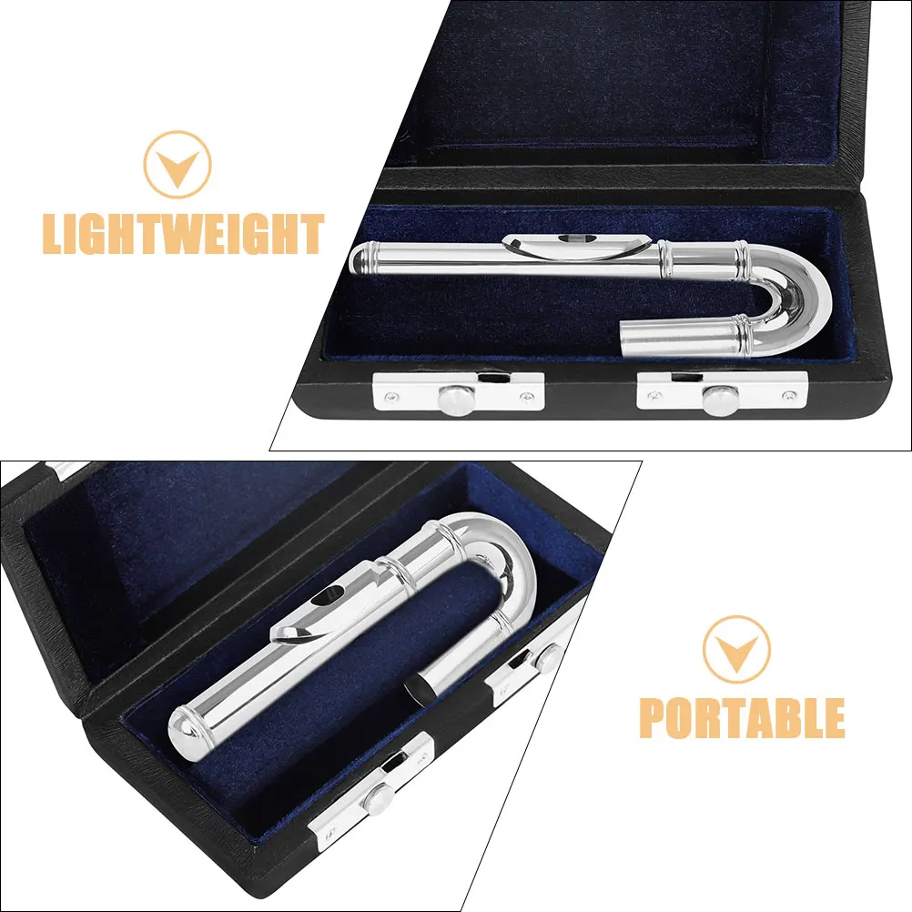 

Premium Flute Mouthpiece Storage Box Durable Lightweight Case Beginner Holder Protector Container Gift Musician