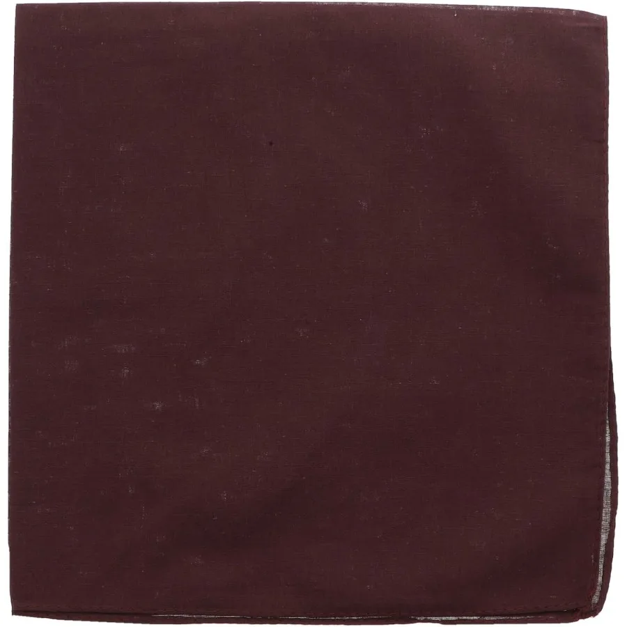 باندانا بلون موحد للمغامرات الخارجية وتصفيف الأزياء، قماش متعدد الاستخدامات ومسامي ومتين، مثالي للحماية من الشمس