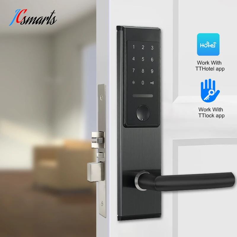 Intelligentes Türschloss aus Edelstahl TTlock Drahtloses digitales elektronisches Schloss Smart Home Holztürschloss – Detail 1