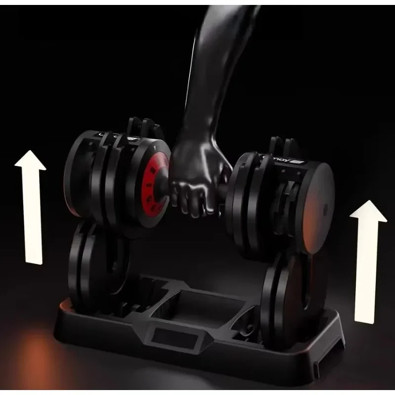 

New Spray Paint Dumbbell Set Strength Training Free Weight Adjustable Electroplated Dumbbell Multi Function Dumbbell Set