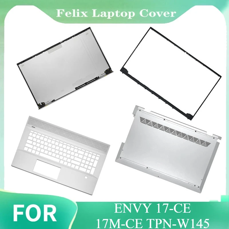 

For ENVY 17-CE 17M-CE TPN-W145 NEW Laptop LCD Back Cover Bezel Palmrest Bottom Case Keyboard Top Rear Lid silver L55393-001