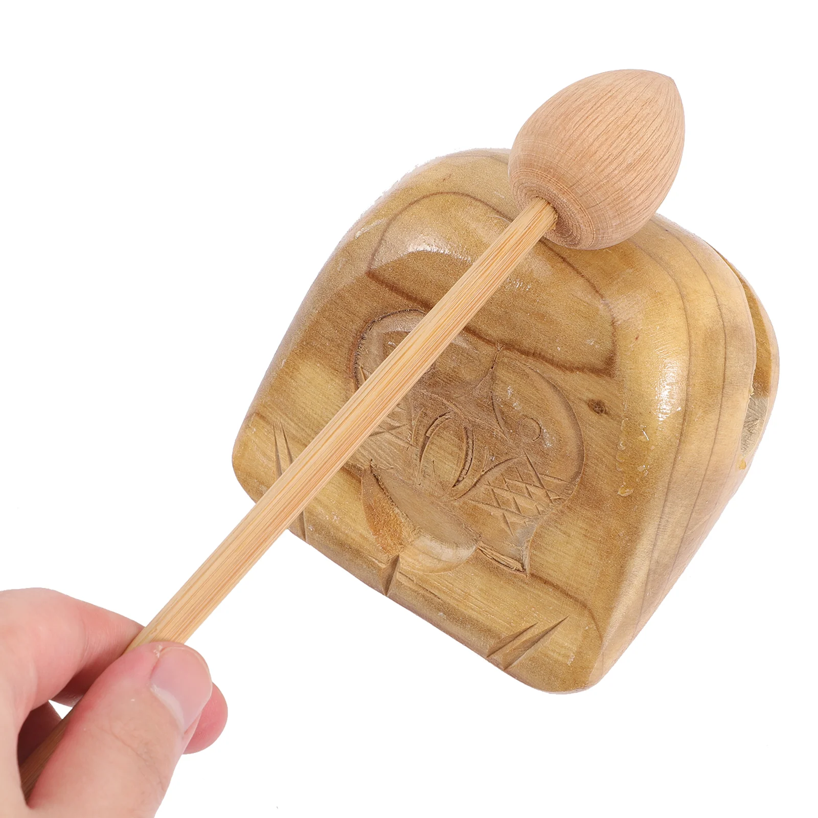 

Temple Block Religion Instrument Wooden Fish Musical Instruments for Kids Percussion Plaything Accessory