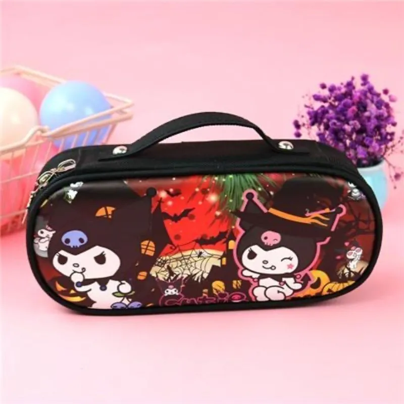 Sanrio Large Capacity Pencil Case Cinnamoroll Melody Kuromi 4 Layer School Pencils Bag Pen Case Student Supplies Stationery