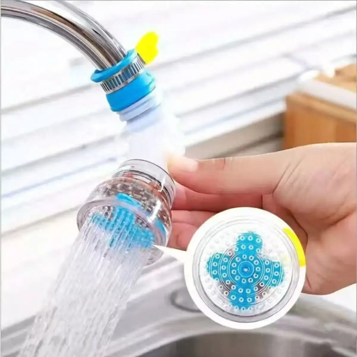 

Universal 360 Rotation Faucet Bubbler Swivel Water Saving Economizer Head Shower Kitchen Faucet Nozzle Adapter Sink Accessories