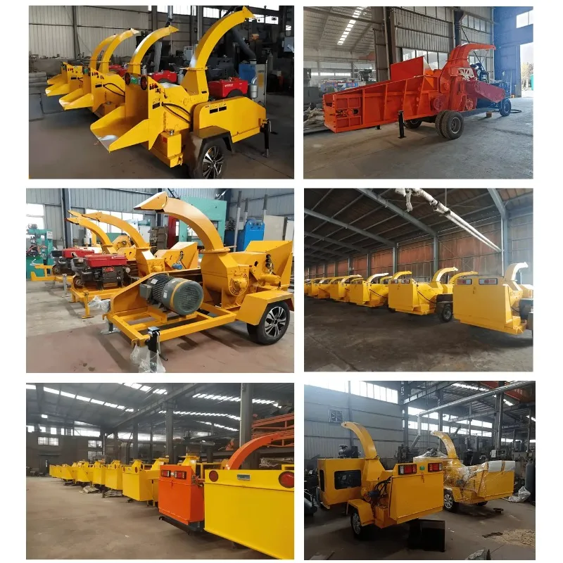 بيع المصنع مباشرة المحمول الزاحف الخشب التقطيع محرك الديزل مزرعة الذرة موقد التقطيع آلة تقطيع الخشب المتنقلة #1