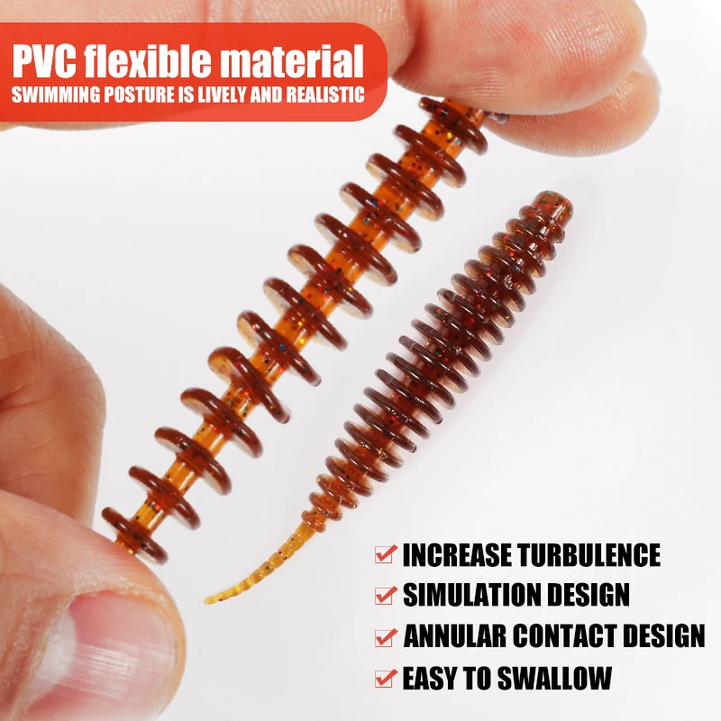 Vinilo aromatizado para lubina y carpa – Cebo blando de acción natural