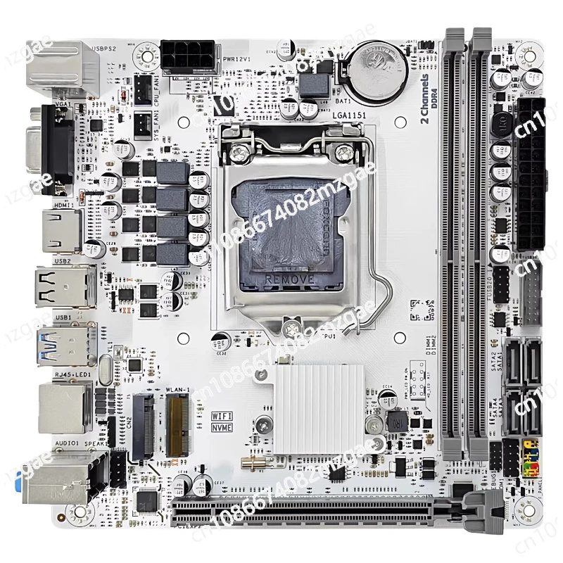 ITX-H310 fan motherboard DDR4 supports 1151-pin 6789th generation E3V5V6 ultra-B250B365Z370H150